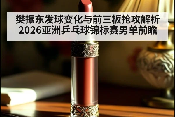 樊振东发球变化与前三板抢攻解析 2026亚洲乒乓球锦标赛男单前瞻